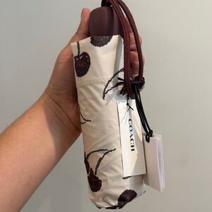 Coach Mini Umbrella with Cherry Print